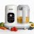 Sunvivi Babynahrungszubereiter 8-in-1 mit Dampfgarer und Mixer, 350 g Babynahrungszubereiter mit großer Kapazität, multifunktionaler Babybreibereiter mit LCD-Display, Sterilisator, Wärmer und Auftaufunktion