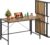 Dripex XXL Klappschreibtisch, 110 x 50 cm, klappbarer Computertisch mit Stahlrahmen, platzsparender PC-Tisch, wasserdichte Tischplatte für Zuhause, Büro, Arbeitszimmer (Eiche)