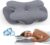A-Pce Memory Foam-Kissen für alle Schläfer, ergonomisches orthopädisches Kissen zur Linderung von Nacken- und Schulterschmerzen, Nackenkissen mit abnehmbarem Bezug, grau