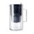 AQUAPHOR Glas-Wasserfilterkrug aus robustem Glas, 2,5 l, inklusive 1 x MAXFOR+ Filterkartusche, schwarz