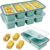 Souper Cubes 3er-Set Silikon-Gefrierform mit Deckel, 250 ml & 500 ml Fassungsvermögen, BPA-frei, Gefrierbehälter für Suppe, Brühe, Soße, Essenszubereitung und Babynahrung