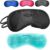 Gel-Gesichtsmaske, Entspannungsmaske, Wellness-Maske zur Kältetherapie, Gel-Maske, Kühlmaske bei Sonnenbrand & Allergien, Kühlbrille, Entspannungsmaske bei Migräne und Kopfschmerzen (Schlafmaske, Schwarz)