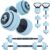 PASYOU Verstellbares Hantel-Set, 20 kg, 4-in-1-Hantel-Set, Push-Up & Kettlebell, Hantel-Set mit Verbindungsrohr, Hantel & Langhantel für Heimfitness