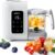 Babynahrungszubereiter, 6-in-1, Dampfgarer, Mixen mit Auftauen, Aufwärmen, automatische Reinigungsfunktion, Babybrei-Zubereiter, multifunktional, Babynahrungszubereiter, Weiß