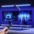 vatato Doppelkopf-LED-Schreibtischlampe mit RGB, 24 W dimmbare Schreibtischlampe mit Fernbedienungen, klemmbare Tageslichtlampe mit stufenloser Dimmung und Farbe, Büro-Tischlampe für Zuhause und Büro (weiß)