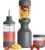 BEAST Standmixer 1200 W – Smoothie Maker Hochleistungsmixer mit 3 Tritan-Rührbechern – 1200 ml – To-go-Trink- und Aufbewahrungsdeckel – Mixer für Smoothies, Eis und Shakes