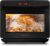 OUNIN 24L Multifunktionsofen, 11-in-1 Dampfgarer und Heißluftfritteuse, Zweigaren, 360° Konvektion, 1600 W, geeignet für Schweinekeule, Bratwurst, Brathähnchen, Brotbacken, Fleisch- und Gemüsedämpfen