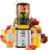 Exreizst Slow Juicer MP-802P, Entsafter Testsieger mit 130 mm großem Einfüllschacht und 1,5 l Fassungsvermögen, BPA-frei & Tritan-Material, leicht zu reinigen, leiser Motor, ideal für Familien