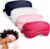 4er-Pack Augenmaske Schlafmaske Schlafbrille mit Gummibändern, Schlafmaske, Augenbinde Schlafen für Frauen Herren Reisen Schichtarbeit Druckentlastung und tiefen Schlaf
