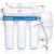 Ecosoft Standard Pro Umkehrosmoseanlage | 5-stufiger Untertisch-Wasserfilter | 8 Liter pro Stunde | Ohne Pumpe | Osmoseanlage mit Osmosehahn