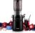 Fretta Entsafter, Slow Juicer mit 108 mm Breite und größerem Einfüllrohr, Füllvolumen für ganzes Gemüse und Obst, BPA-freier Entsafter aus Tritan-Material, einfache Installation, 200 W