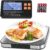 Digitale Küchenwaage, 1 g/15 kg Grammwaage, 7 Einheiten, klein geteiltes Design, mit separatem LCD-Display, Zählfunktion und Tarafunktion, 4 x Batterien, leicht und präzise (1 g – 15 kg)