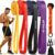 Fitnessbänder, Widerstandsbänder Set, Widerstandsbänder Fitnessband mit Türanker, Schutzpolster und 2 x Griffen, Übungsband für Krafttraining, Yoga, Pilates, Muskelaufbau