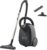AEG Clean 6000 AB61C1OKO Öko-Staubsauger, hohe Saugleistung, zusätzliche Düsen, XL-Räder, Edelstahl-Teleskoprohr, 65 % recyceltes Material, 12 m Kabel, 850 Watt, Zubehör, grau