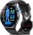 2026 Neue Smartwatch Herren mit EKG/ΒΙυtｚυcker/ΒΙutdruck/BMI/HRV/Harnsäure/LED-Licht, 1,56″ AMOLED Rund Gesundheitsuhr mit SpO2/Pulsuhr, Schlaf/αρnoe-Monitor, SOS-Notruf Fitnessuhr für iOS Android