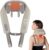 Snailax Verbessertes kabelloses Nackenmassagegerät mit Wärme, 4D-Shiatsu-Nackenmassagegerät mit Knetmassage, elektrisches Massagegerät für Nacken, Schulter, Rücken, Bein, Geschenke, Beige