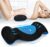 SAHEYER Lendenkissen Orthopädisches Memory Foam Rückenkissen, Lendenkissen Ergonomisches Design für Lendenbett, Sofa, Stuhl, Auto und Bürostuhl, Blau