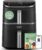 COSORI Turbo Tower Pro Smart Airfryer, 10,8 l Heißluftfritteuse mit Keramikbeschichtung, DualBlaze-Technologie und WiFi-Steuerung, Silbergrau, Grausilber