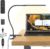 Mojimdo Schreibtischlampe 77 LED mit Fernbedienung (beeindruckende Lichtleistung) 40 cm Klemmlampe, 3 Farben & 5 Helligkeitsstufen, 360° flexibel mit USB-Ladegerät