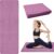 Faltbare Yogamatte, tragbare Fitnessmatte, Reise-Yogamatte, rutschfeste Sportmatte aus TPE für Pilates, Gymnastik, Training und Reisen, 183 x 61 x 0,5 cm