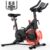 Heimtrainer mit App, Superun Ergometer Spinning Bike Indoor mit einstellbarem Widerstand, magnetischer Widerstand stationär, 15 kg Schwungrad, extrem leise für Cardio-Training zu Hause