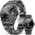 2026 Runde Smartwatch für Herren, 1,32 Zoll AMOLED-Display, 160+ Sportmodi, Fitnessuhr mit Herzfrequenz-/Blutsauerstoff-/Blutdruck-/Schlafmonitor, IP68 wasserdicht, kompatibel – für Männer und Frauen