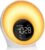 Tageslichtwecker, Lichtwecker Sonnenaufgang Wecker mit Licht, Wecker Digital mit 2 Alarme und Snooze, White Noise Machine mit 30 Schlafgeräuschen, Nachttischlampe mit 20 Helligkeit, 8 Farblicht, Timer