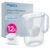 BRITA Style Essential XL Wasserfilterkanne weiß (3,6 l), inklusive 12 x Maxtra Pro Pure Performance großer Filterkanne mit Smart Light LED & Klappdeckel, filtert Verunreinigungen und mehr