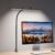 Lepro 11W Schreibtischlampe LED Klemmbare, augenfreundliche und dimmbare Schreibtischlampe, 5 Farbtemperaturen und 5 Helligkeitsstufen, mit flexiblem Schwanenhals, für Home Office und Büro, Schwarz