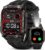 KOSPET Tank M4C Herren-Smartwatch mit LED, 1,96 Zoll AMOLED, Dualband-GPS & Kompass, ultralange Akkulaufzeit, 24/7 Herzfrequenz- & Schlaf-Tracking, 50 m wasserdicht, Bluetooth, Android & iOS (Schwarz)