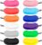 12 Stück mehrfarbige Schlafmasken, Augenmaske mit Nasenpads und elastischen Bändern, lichtblockierende Augenbinde für Seitenschläfer, Damen, Herren, Reisen, Party, Schlafen (12 Farben)