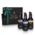 Satin Naturel Luxus-Geschenke für Frauen – 3 x 30 ml Serum-Set mit Retinol, Hyaluron und Vitamin C – vegane Gesichtspflege in luxuriöser Geschenkbox – Beauty-Hautpflege-Set für Geburtstag und besondere Anlässe
