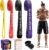 Fitnessbänder – 4-stufiges Widerstandsbänder-Set mit Türanker, Terrabands für Klimmzüge, Krafttraining, Yoga und Stretching