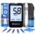 LinkSun G-425-2V Blutzuckermessgerät-Set, 100 Teststreifen, 100 Lanzetten, Blutzuckermessgerät, Stechhilfe, mmol/L & mg/dL