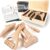 Massagerollen-Set aus Holz – Faszienrolle – Massagegerät für Arme, Beine und Nacken – Anti-Cellulite-Roller – Physiotherapie-Praxiszubehör – Geschenke für Frauen