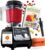 Nutrilovers NUTRI-BLENDER MAX+ Hochleistungsmixer 2000 W, Hochleistungs-Smoothie-Maker, Profi-Mixer – 2 l Tritan, BPA-frei, 9 Stufen, digitaler Timer mit Smoothie-Rezeptbuch