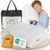 LUNOVA Gewichtsdecke Kinder 4kg (135x200cm) | Beruhigende schwere Decke für besseren Schlaf und inneren Frieden | Öko-TEX-Baumwolle, waschbar, ideal für 35–45 kg Körpergewicht | Gewichtsdecke für Kinder