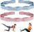 Elastischer Yoga-Stretchgurt mit Schlaufen, CEILIWEN Stretchgurte für Physiotherapie, Pilates-Stretchband, elastische Übungsbänder, Bein-Stretchgurt, Stretch-Widerstandsbänder für Übungen