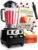 Nutrilovers Nutri Blender Max Hochleistungsmixer 2000 W, Hochleistungs-Smoothie-Maker, Profi-Mixer – 2 l Tritan, BPA-frei, 9 Stufen, digitaler Timer mit Smoothie-Rezeptbuch