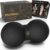 MSLemberg Faszienball Duoball – Massageball zur Selbstmassage der Faszien – Rücken, Nacken, Schultern, Beine und Wirbelsäule – Massageball Twin Peanut Faszienrolle klein 8 x 16 cm – Black Edition