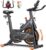Toputure Heimtrainer mit Pulsmessung und App, 15 kg Schwungrad, Ergometer, 0-100 % magnetischer Widerstand, Heimtrainer Fahrrad, bis 160 kg, Tablet-Halterung, Getränkehalter, extrem leise
