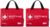 Erste-Hilfe-Tasche mit Sofort-Kältekompressen, Rettungsdecke und Pflaster-Sortiment – ​​umfangreich gefüllt – Set – Zuhause & Outdoor (2 Stück)