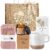 BBTO Kleiner Auszeit-Geschenkkorb, Wellness-Geschenkset für Frauen, Entspannungsrituale, Geschenkset für Sie, Muttertag, 18, 40, 50, 60, 70. Geburtstag, Geschenk für beste Freundin, Tante, Schwester, Mama, Oma