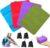 4 Stück Sitzkissen Outdoor Faltbar 4 Farben Sitzpolster Outdoor Wetterfest Thermositzkissen Faltbar mit 4 Aufbewahrungstaschen Sitzmatte Outdoor für Wandern Tribüne Picknick Camping