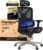 FLEXISPOT ErgoX Ergonomischer Bürostuhl, Schreibtischstuhl, Arbeitsstuhl, 3D-Armlehnen, 3D-Kopfstütze, 5D-verstellbare Rückenlehne, atmungsaktiver Sitz, 136 kg maximale Belastbarkeit, Schwarz