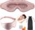Schlafmaske Damen, 3D-Schlafmaske, bequeme Augenmaske, Rosa, kein Druck auf die Augen, wiegt nur 35 g, atmungsaktive Kinder, weiche Augenklappe, Damen-Schlaf-Augenmaske