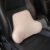 Lendenwirbelstütze, Auto-Lendenkissen, Memory-Schaum mit abnehmbarem Wildlederbezug – ergonomisches Rückenkissen für Auto und Büro, Beige