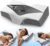 Nackenstützkissen gegen Nackenschmerzen, orthopädisches Kissen, ergonomisches Memory-Schaum-Nackenkissen mit 2 Höhen, Hohlraum und Kühlbezug, für Seiten- und Rückenschläfer – Grau