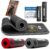 NEOLYMP Extra dicke Fitnessmatte rutschfest mit Aufhängeösen inklusive Tragegurt & E-Book – Yogamatte, Gymnastikmatte, Sportmatte & Pilatesmatte (Grau, 80 cm, 1 Matte)