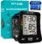 FITAGE Blutdruckmessgerät Oberarm, digitales Blutdruckmessgerät und Herzfrequenzmessgerät mit Memory-Funktion, Manschettensitzkontrolle für Oberarmumfänge von 22–42 cm, Arrhythmie-Erkennung, Blutdruckmessgerät